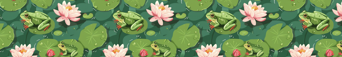 Frogs & Lotus