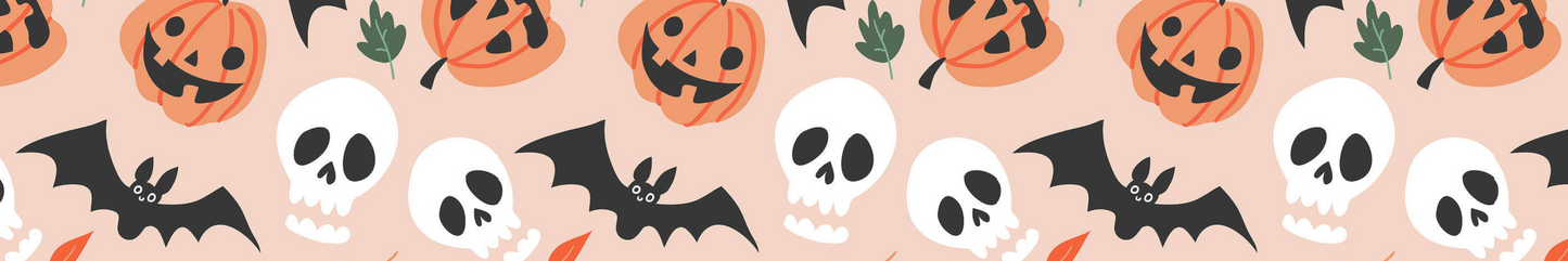 Halloween Bats & Skulls