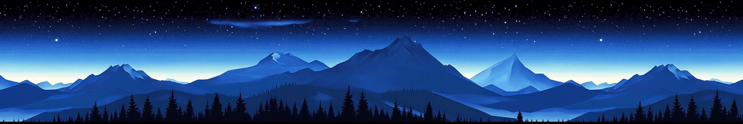 Mountains at Night