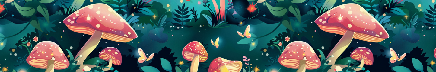 Whimsical Mushrooms 2